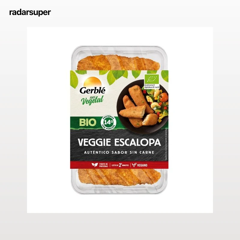 GERBLÉ Escalopa sin carne para veganos GERBLÉ BIO 130 g.