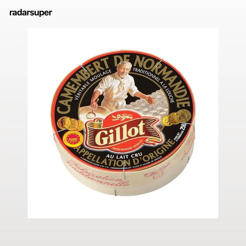 GILLOT Queso camembert de Normandie DOP leche cruda GILLOT NOIR 250 gr.