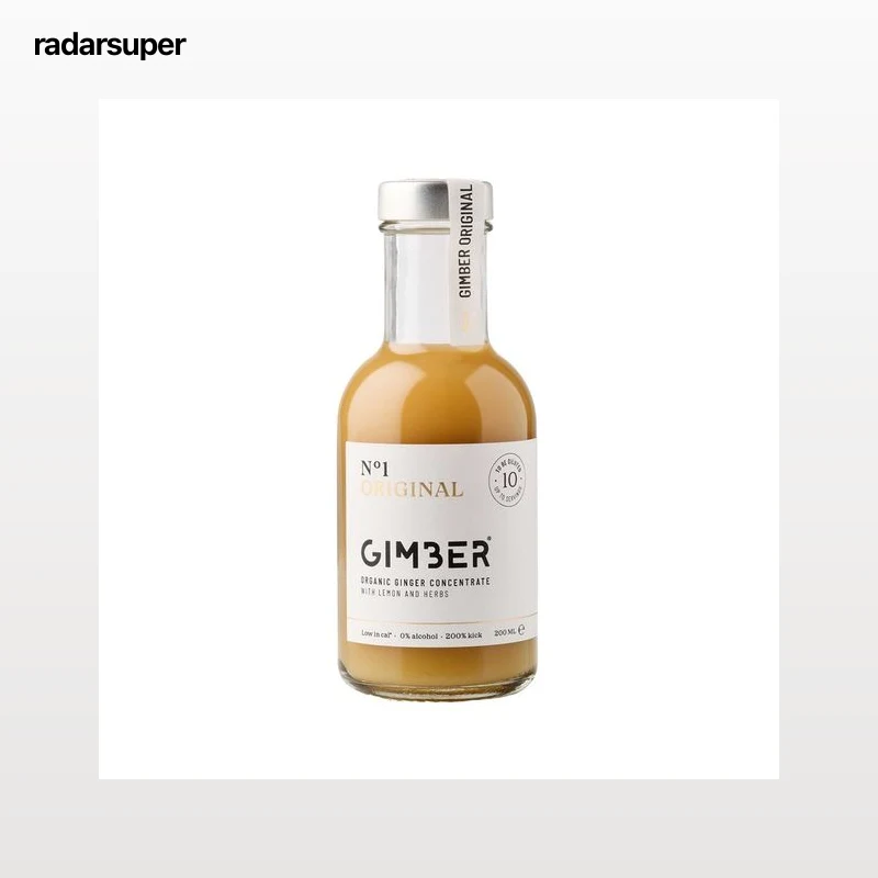 GIMBER Refresco de jengibre y hierbas lata 200 ml.