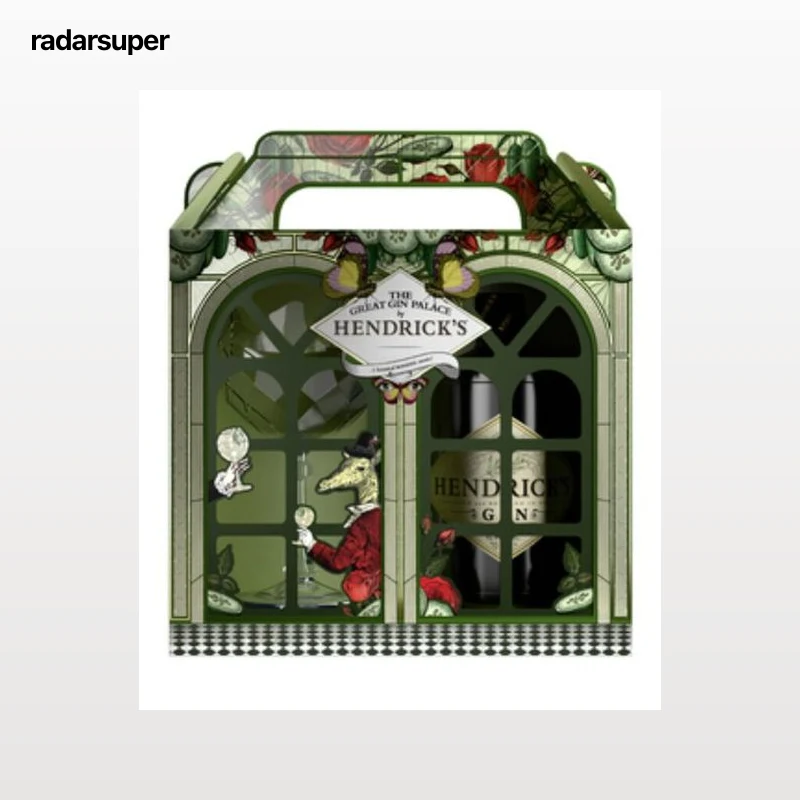 Ginebra Hendricks origen escocia con copa Hendricks 70cl