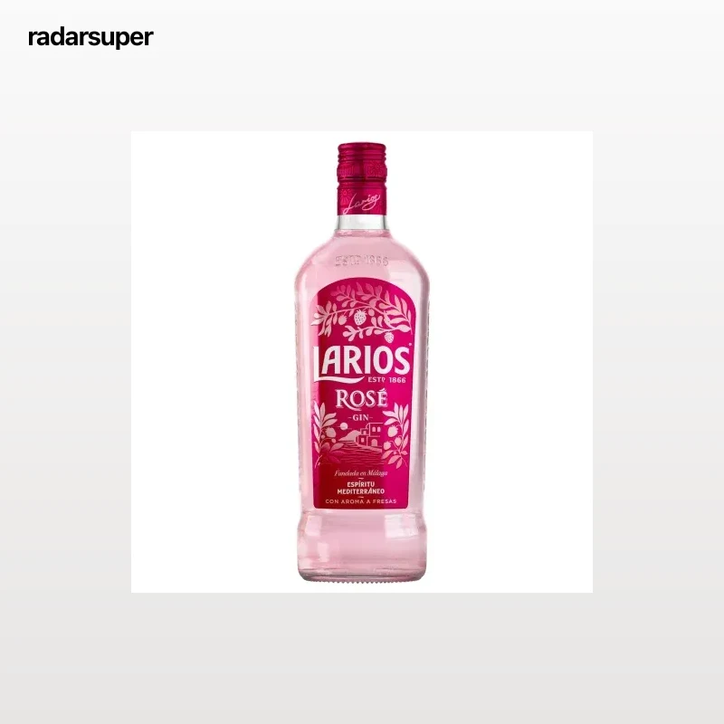 Ginebra Larios Rosé premium 70 cl.