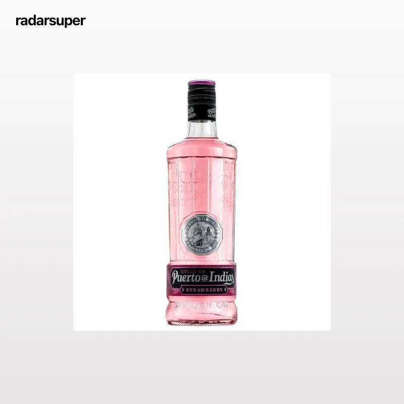Ginebra Puerto de Indias premium strawberry 70 cl.