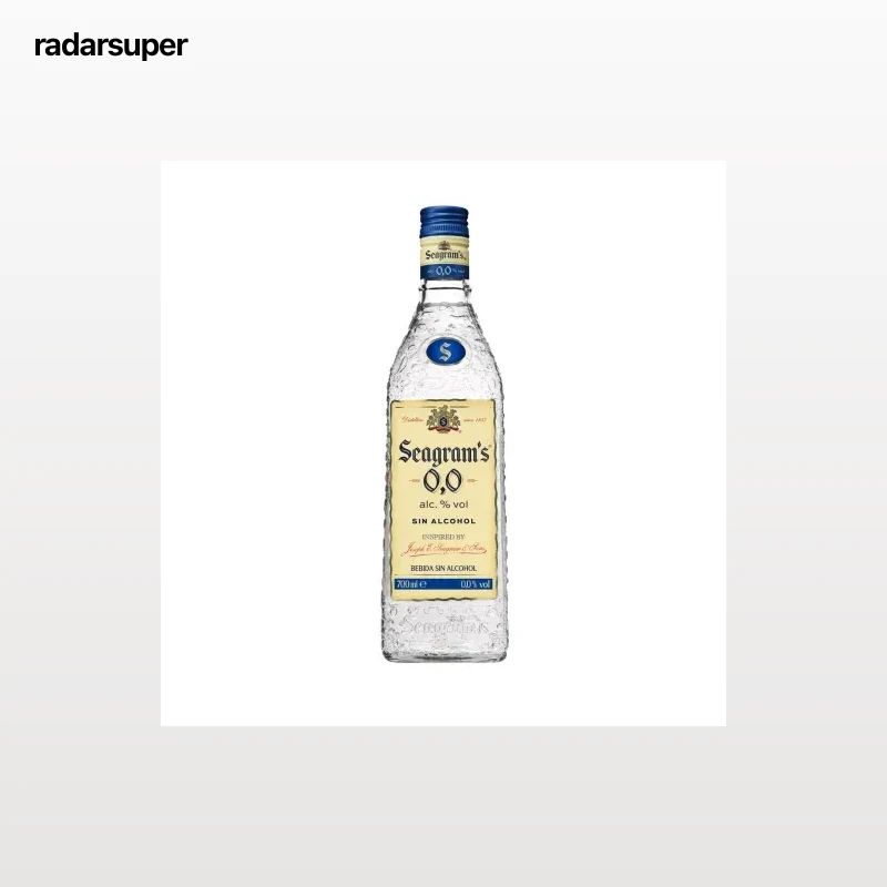 Ginebra Seagram's 0,0% sin alcohol 70 cl.