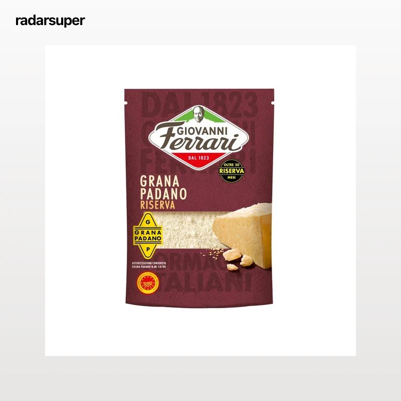 GIOVANNI FERRARI Queso rallado Grana Padano D.O.P Reserva GIOVANNI FERRARI 60 g.