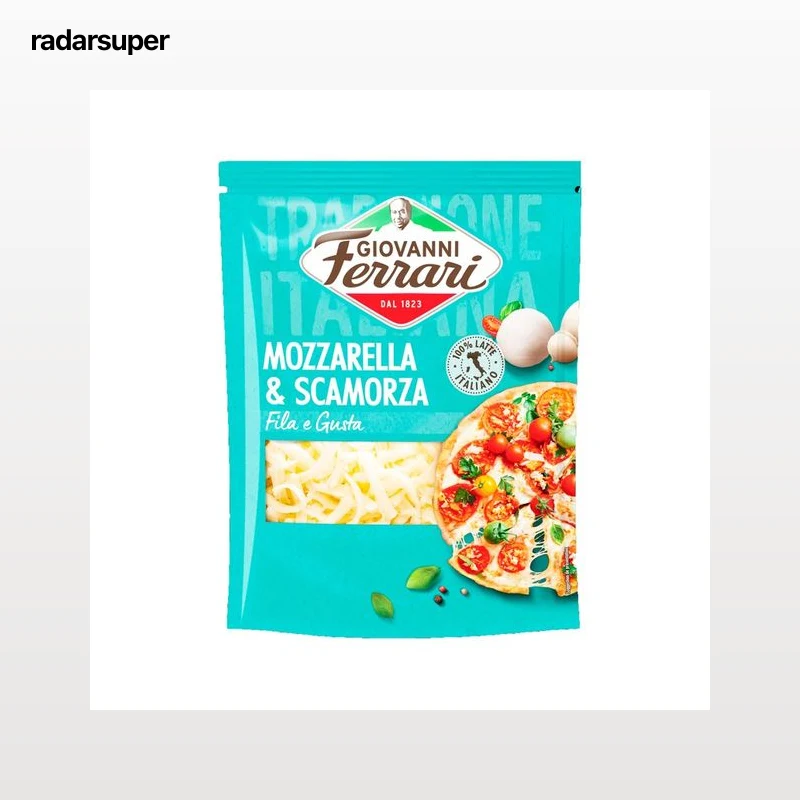 GIOVANNI FERRARI Queso rallado mozzarella & scamorza 135 g.