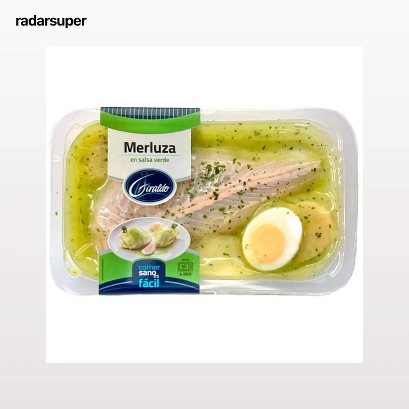 GIRLADO Merluza en salsa verde 300 g.