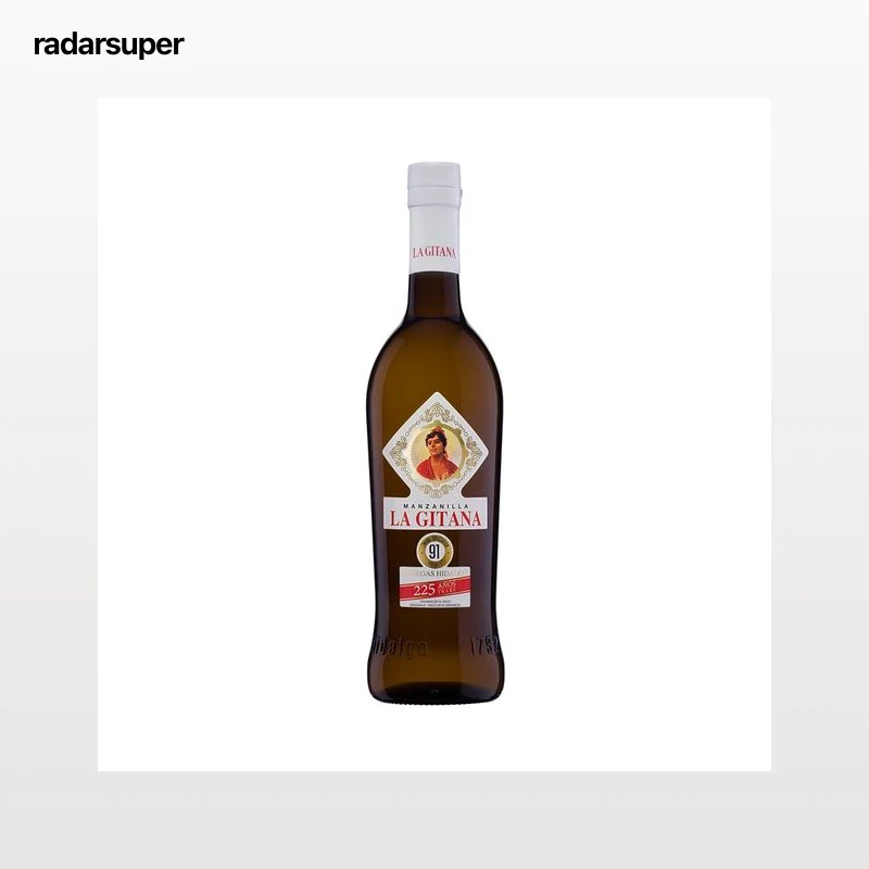 LA GITANA  Vino manzanilla con D.O. Manzanilla Sanlúcar de Barrameda LA GITANA botella de 50 cl.