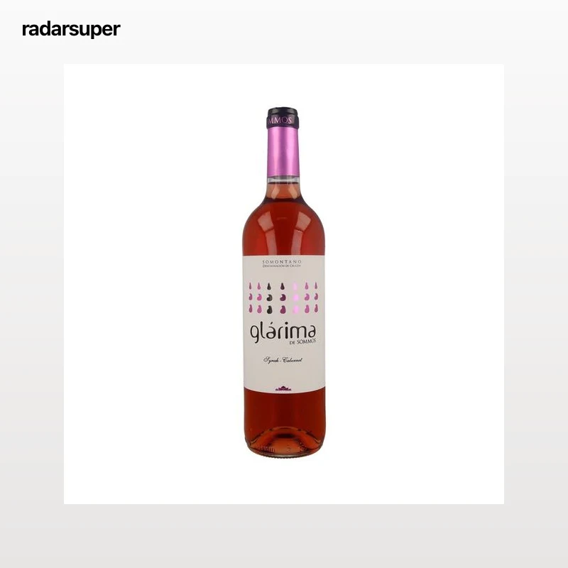 GLÁRIMA  Vino rosado con D.O. Somontano GLÁRIMA botela de 75 cl.