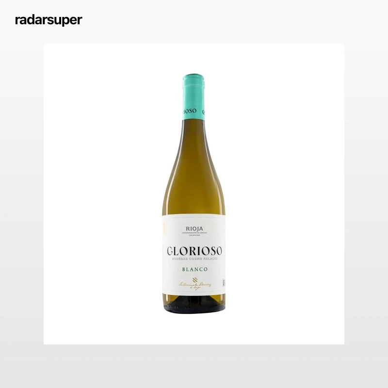 GLORIOSO Vino blanco con D.O. Ca. Rioja botella 75 cl.