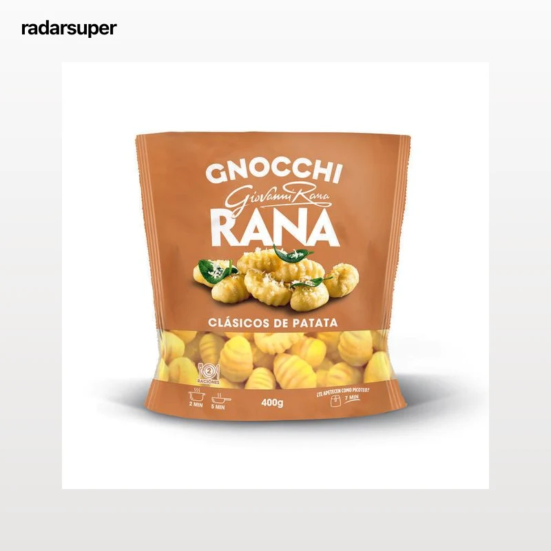 Gnocchi de patata rana con textura suave y sabor tradicional Rana 400g
