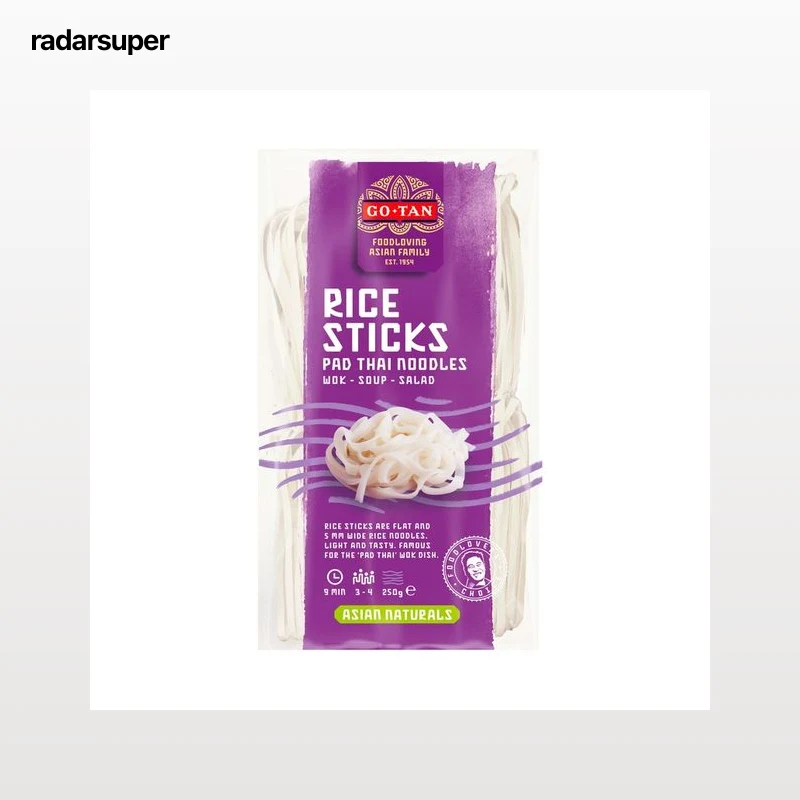 GO-TAN Tallarines de arroz especiales para sopas y frituras 250 g.