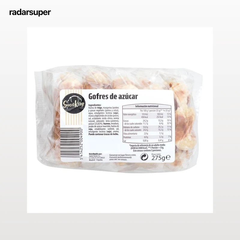 Gofre de azúcar Sweetkery 275g