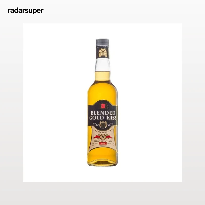 GOLD KISS Bebida espirituosa de whisky botella 70 cl.