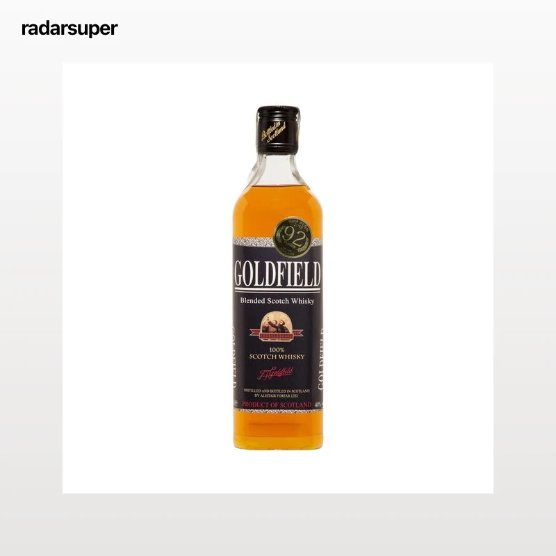 GOLDFIELD Whisky blended madurado, mezclado y embotellado en Escocia botella 70 cl.