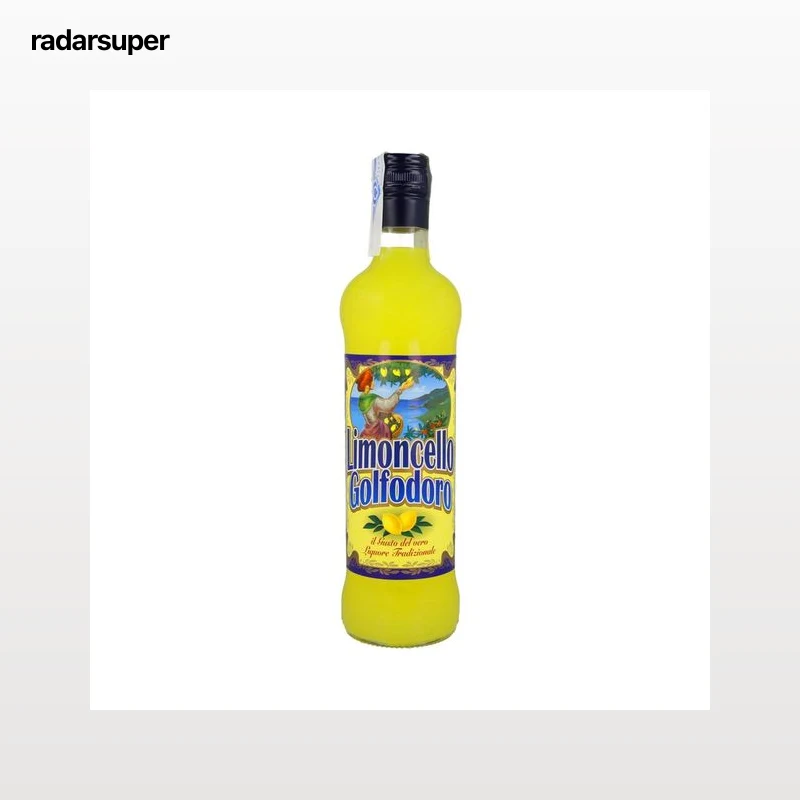GOLFODORO Licor de limón (limoncello) de origen italiano y elaborado de forma tradicional GOLFODORO botella de 70 cl.