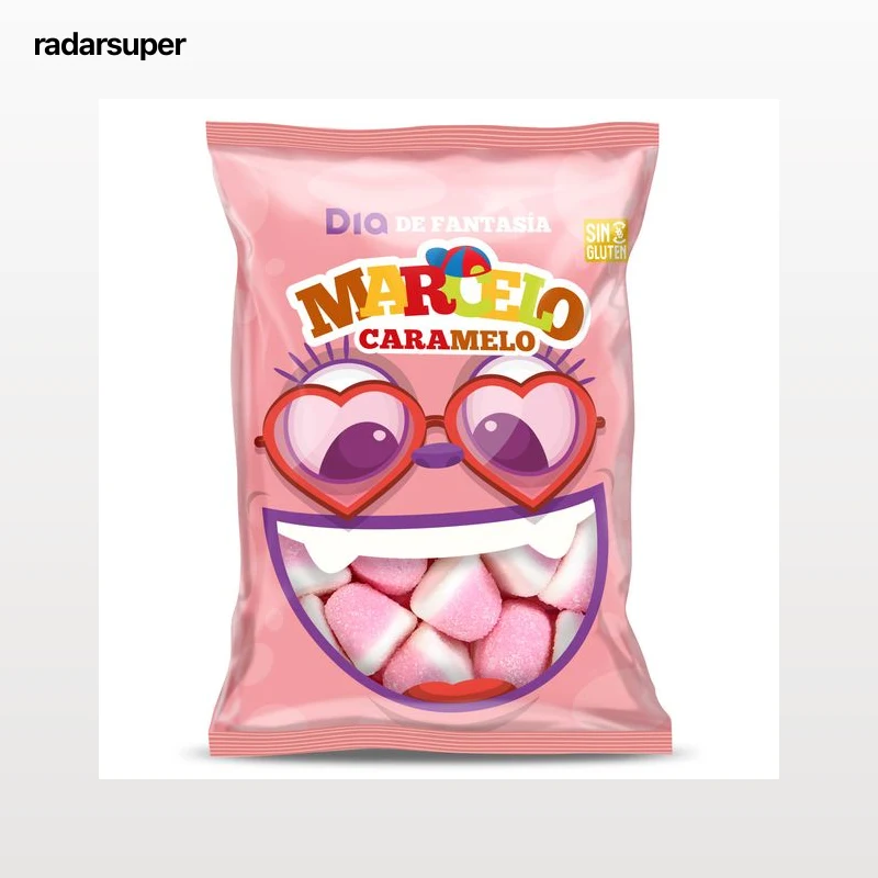 Golosinas besitos de fresa Dia Marcelo Caramelo 100 g
