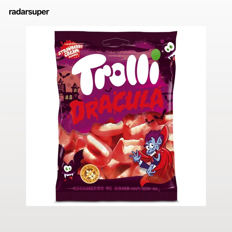 Golosinas dentadura drácula Trolli 100 g