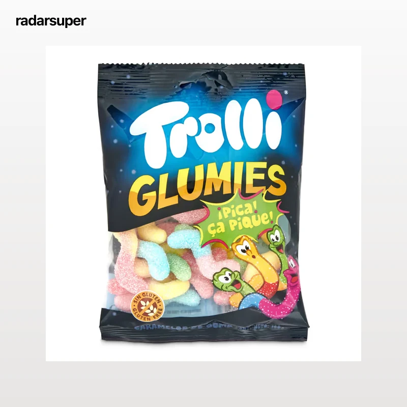 Golosinas gusanos ácidos Trolli 100 g