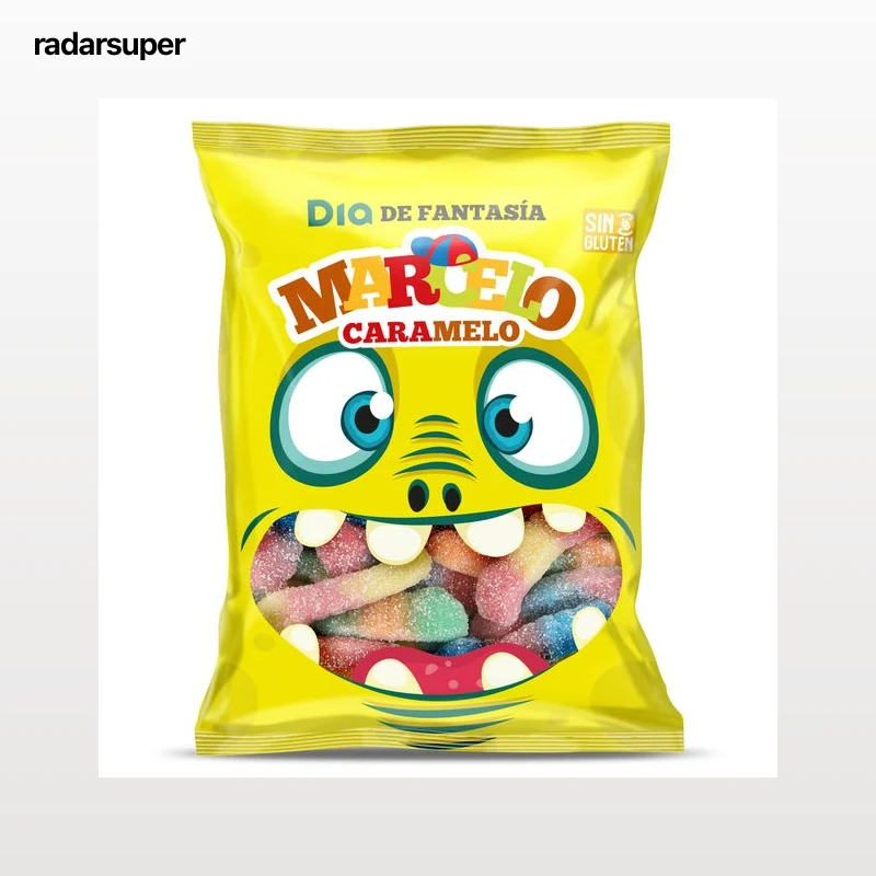 Golosinas gusanos pica Dia Marcelo Caramelo 100 g