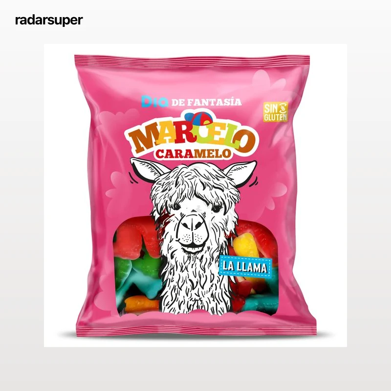Golosinas llamas  Dia Marcelo Caramelo 100 g