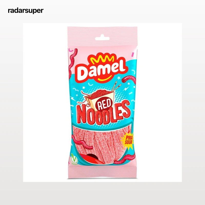 Golosinas red noodles Damel 200 g