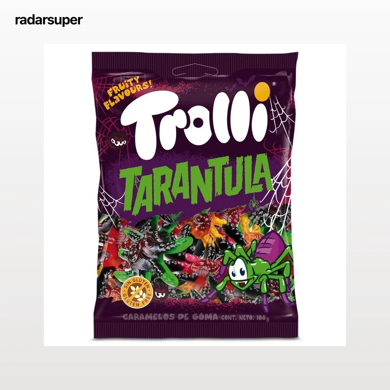 Golosinas tarántulas Trolli 100 gr