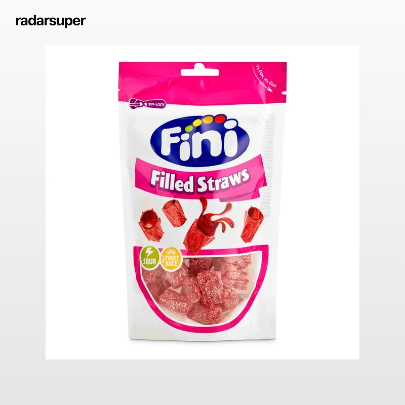 Golosinas torcidas rellenas de pica pica Fini 165 g