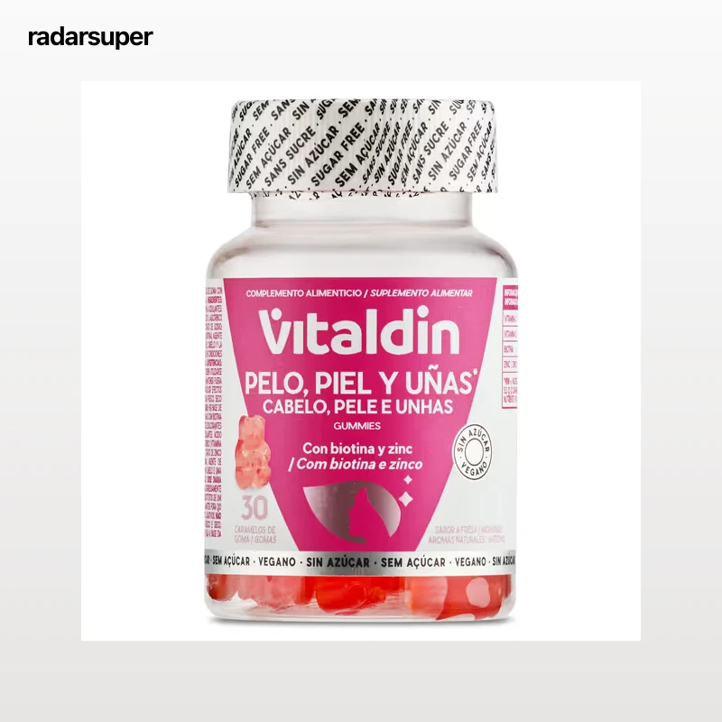 Gominolas para pelo, piel y uñas Vitaldin 30 unidades