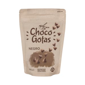 Gotas de chocolate negro para fundir