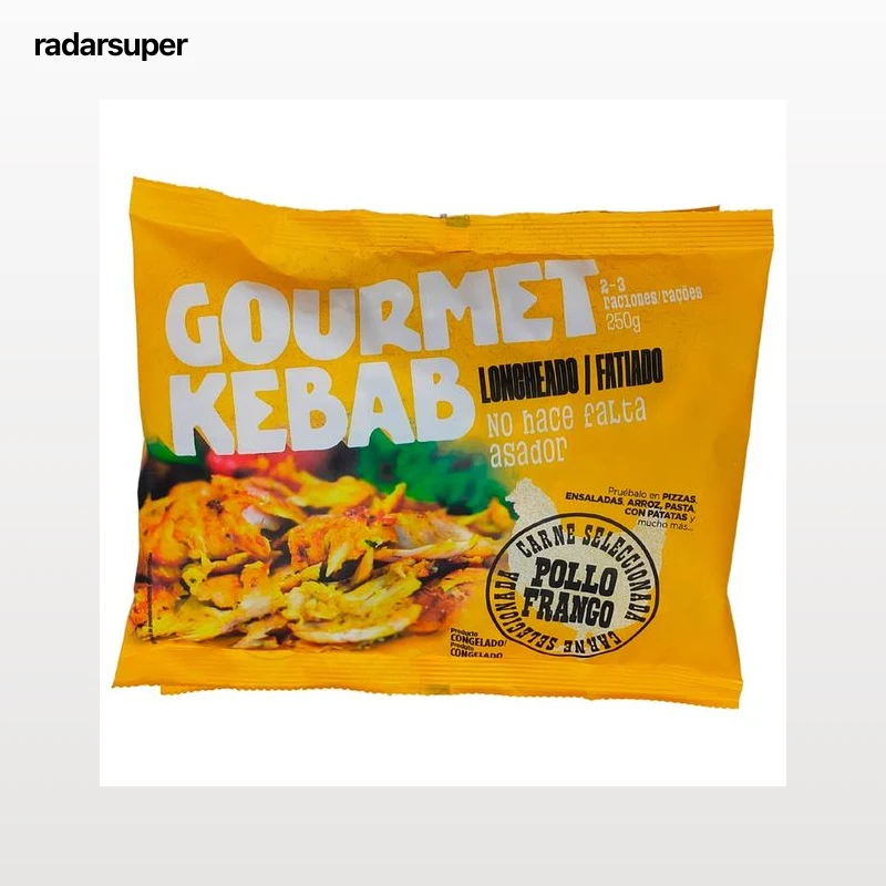 GOURMET FOOD Kebab de pollo loncheado 250 g.