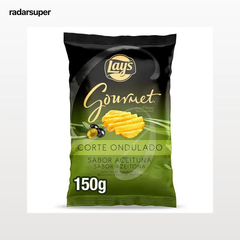 Lay's Gourmet onduladas sabor aceituna 150 g