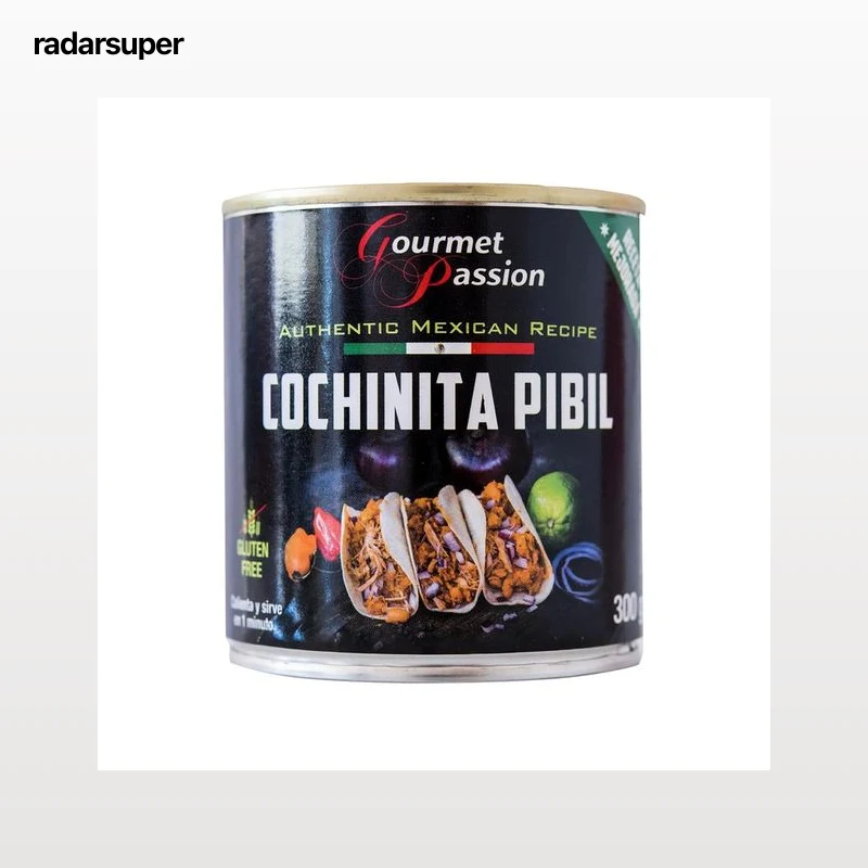 GOURMET PASSION Cochinita pibil (relleno taco, gusi basado en carne de cerdo) 300 g.
