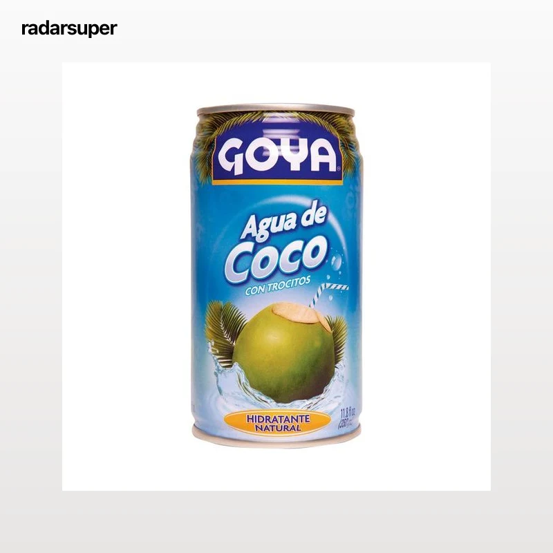 GOYA Refresco agua de coco lata de 35 cl.
