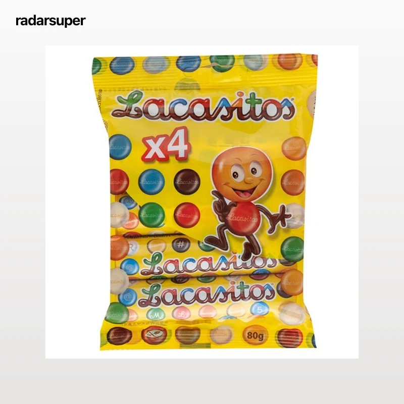 Grageas de chocolate Lacasitos tubo 4u