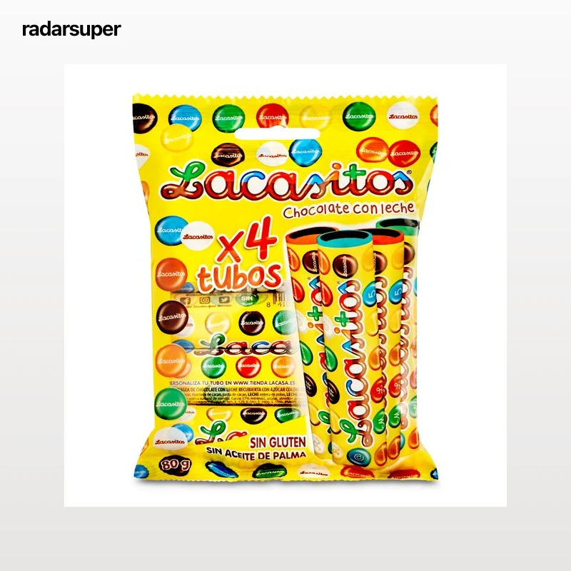 Grageas de chocolate con leche Lacasitos 80 g