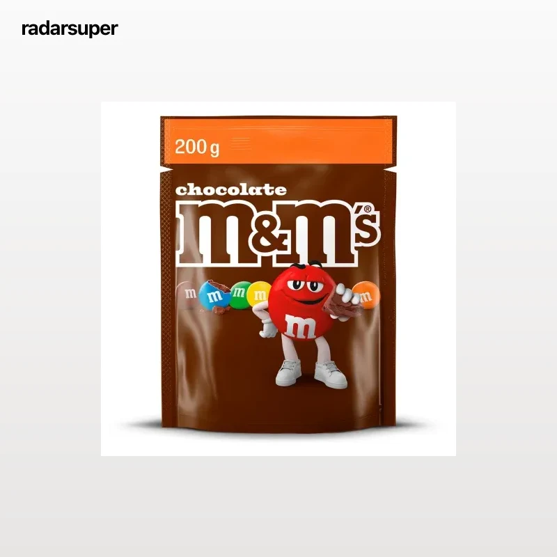 Grageas de chocolate con leche m&m's 200 g.