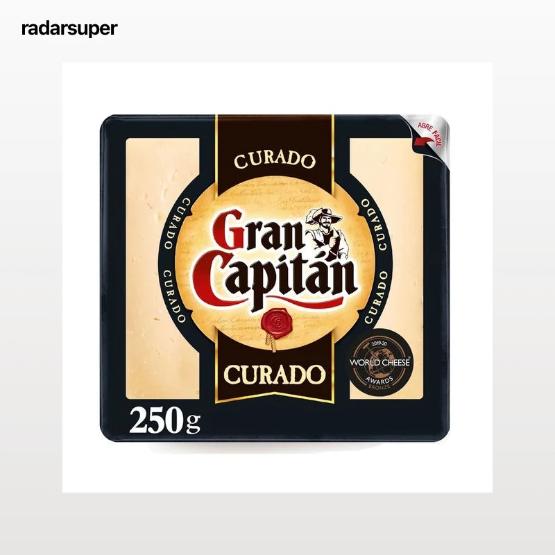 GRAN CAPITÁN Queso mezcla curado 250 g.