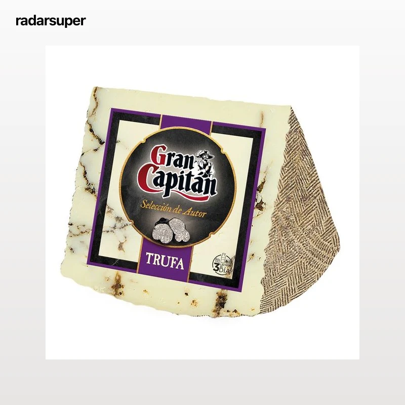 GRAN CAPITÁN Queso mezcla curado con pate de trufa 200 g.