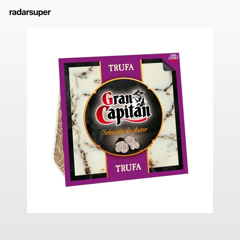 GRAN CAPITÁN Queso mezcla curado con trufa 200 g.