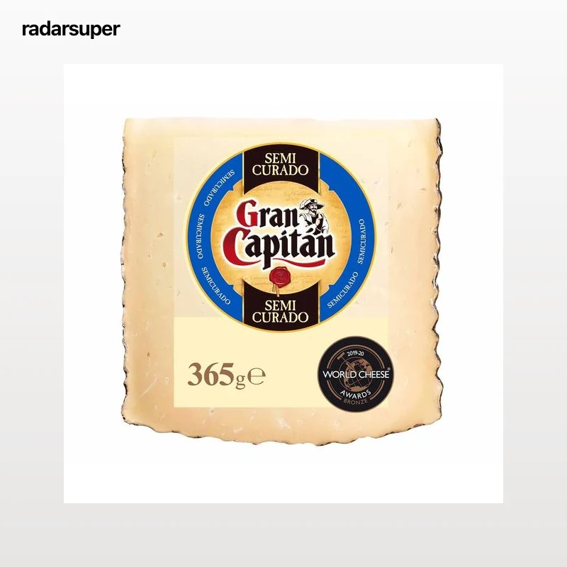 GRAN CAPITÁN Queso mezcla semicurado GRAN CAPITÁN 365 g.