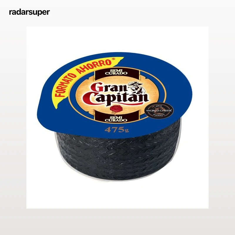 GRAN CAPITÁN Queso mezcla semicurado GRAN CAPITÁN 475 g.