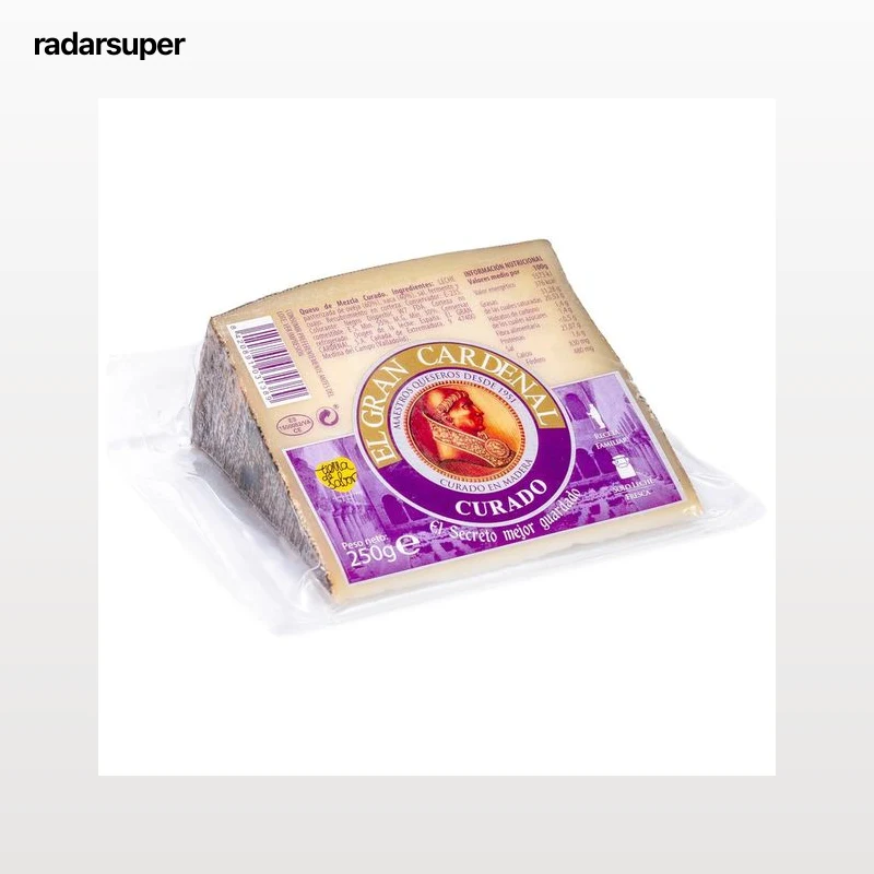 EL GRAN CARDENAL Queso curado mezcla GRAN CARDENAL 250 g.