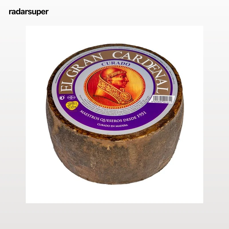 EL GRAN CARDENAL Queso mezcla curado, cuña.