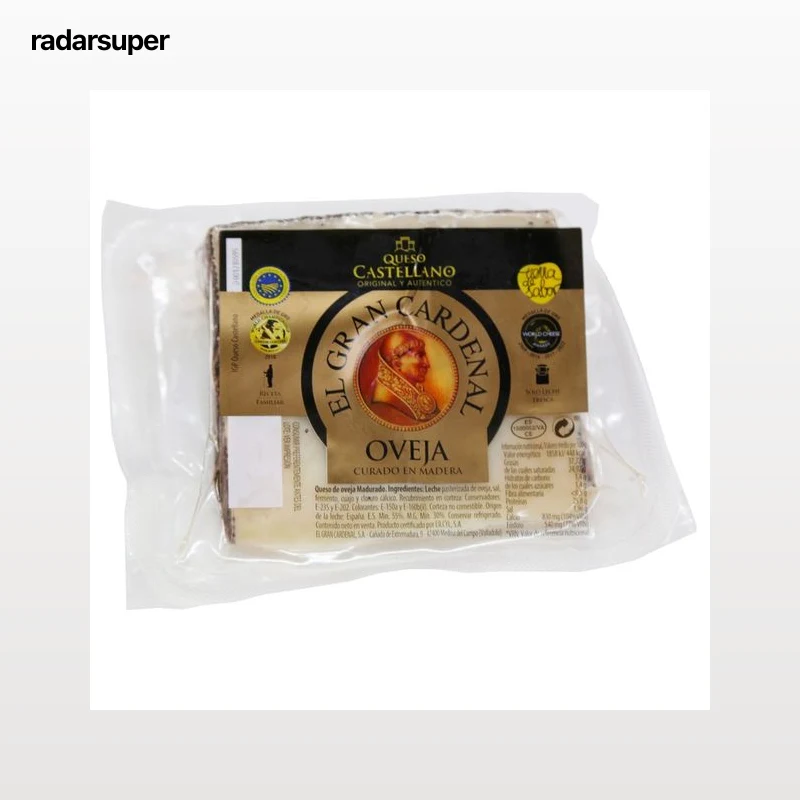 EL GRAN CARDENAL Queso de oveja curado cuña 200 g.