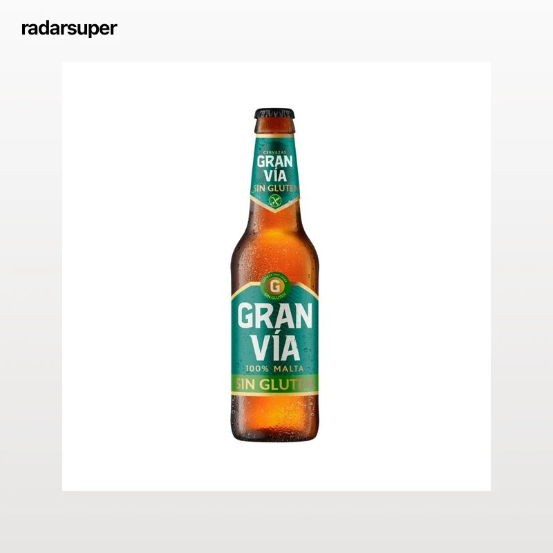 GRAN VIA Cerveza sin gluten 33 cl.