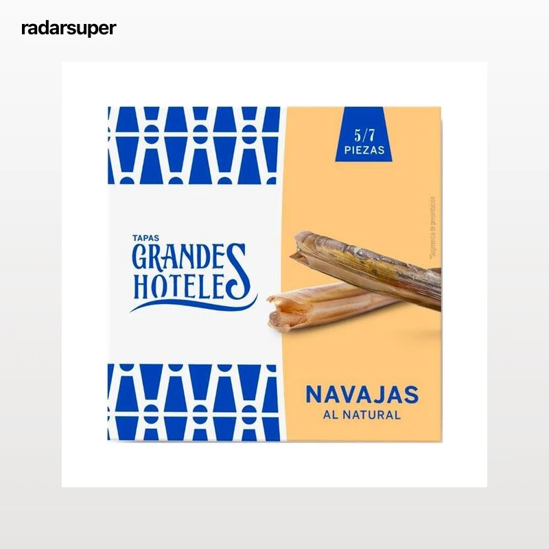 GRANDES HOTELES Navaja al natural 63g