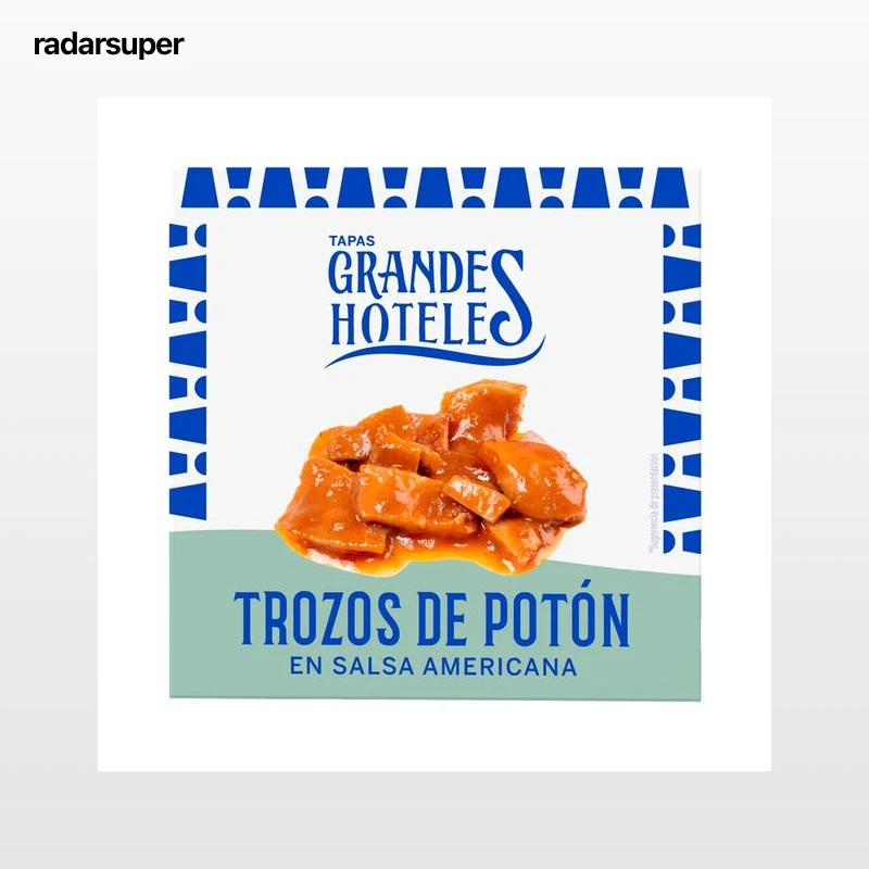 GRANDES HOTELES Trozos de potón en salsa americana 72 g.
