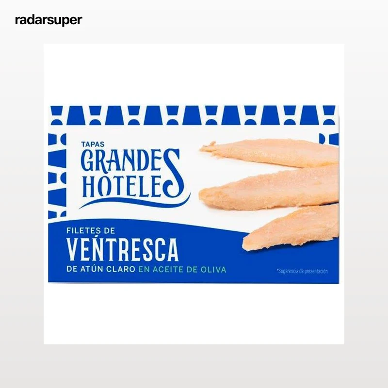 GRANDES HOTELES Ventresca de atún claro en aceite de oliva 78g