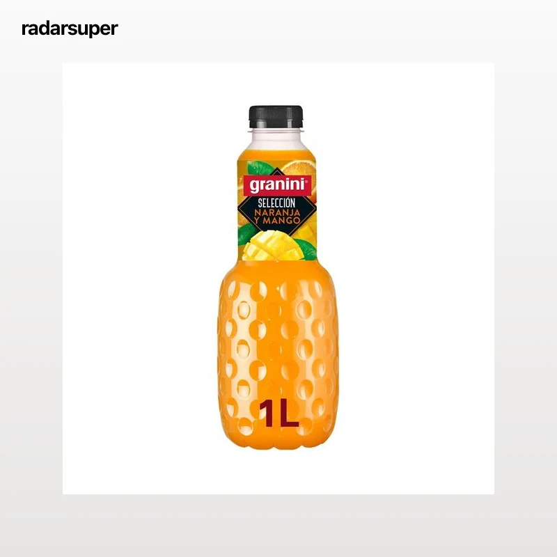 GRANINI Bebida de naranja y mango Selección botella de 1 l.