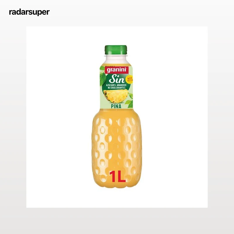 GRANINI Bebida de piña sin azúcares añadidos 1 l.